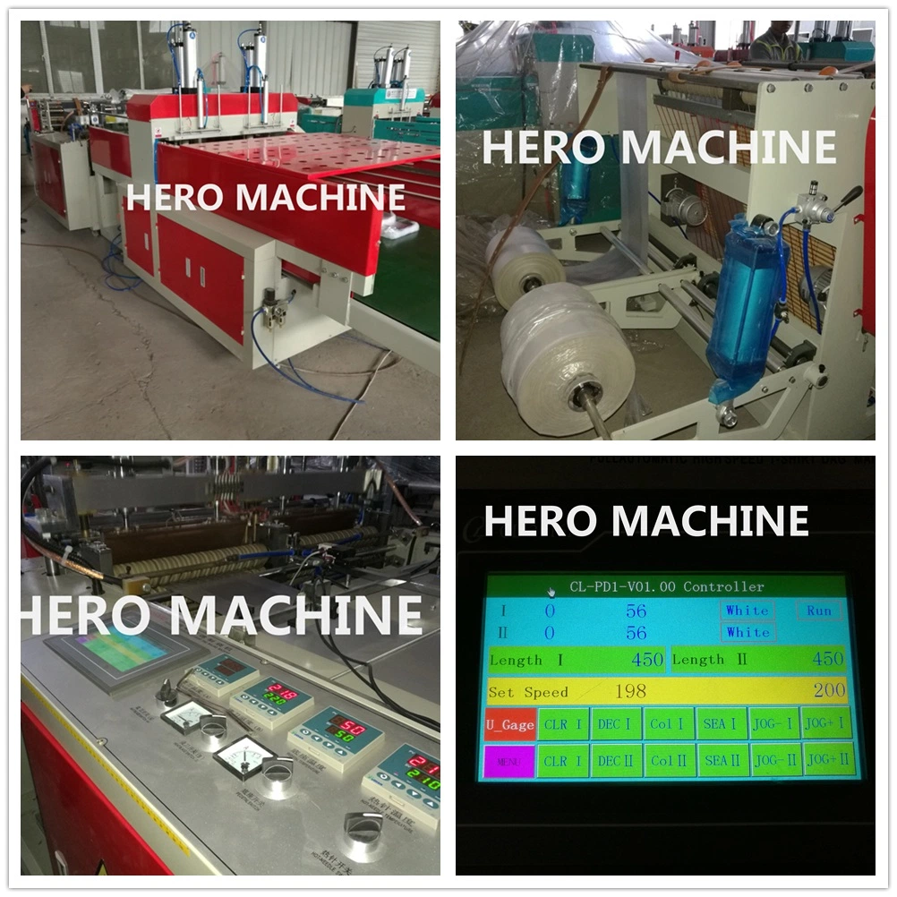 Hero Brand Bagging Plastic Making Paper Price Non Woven Printing Tea Packing Jute Used Polythene Sealing Carry Bag Machine Machine Price