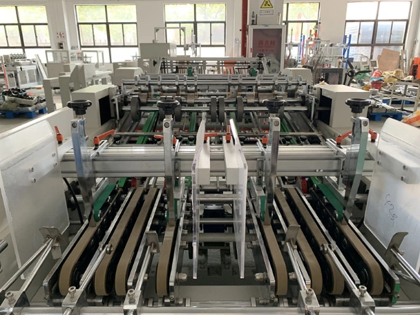 Zx-1600 Double Workshop Carton Erecting Machine Food Paper Container Making Machine