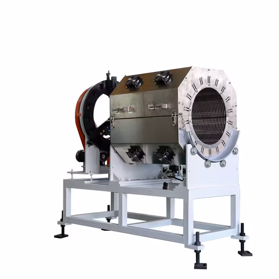 Kunststoff-PVC/CPVC/UPVC-Wasser- und Elektroleitungsrohr/Rohr (Extruder, Abziehen, Schneiden der Wicklung, Belling) Extrusion/Extrusionsherstellungs-Produktionslinienmaschine