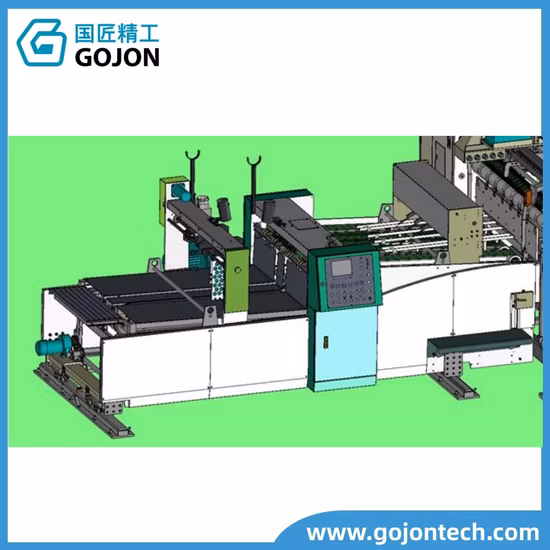 Automatischer Welllaminator zur Herstellung von Papierkartons zum Rillen von Pappe und Flachbett-Stanzlaminator für Kartonplattformen